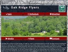 Tablet Screenshot of oakridgeflyers.com